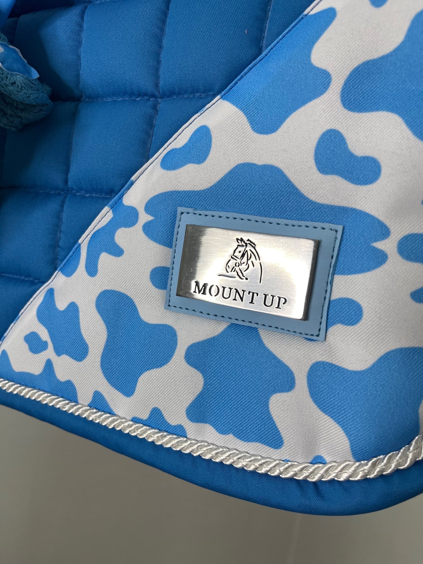 Bubblegum Cow Print Saddle Pad and Ears image 2