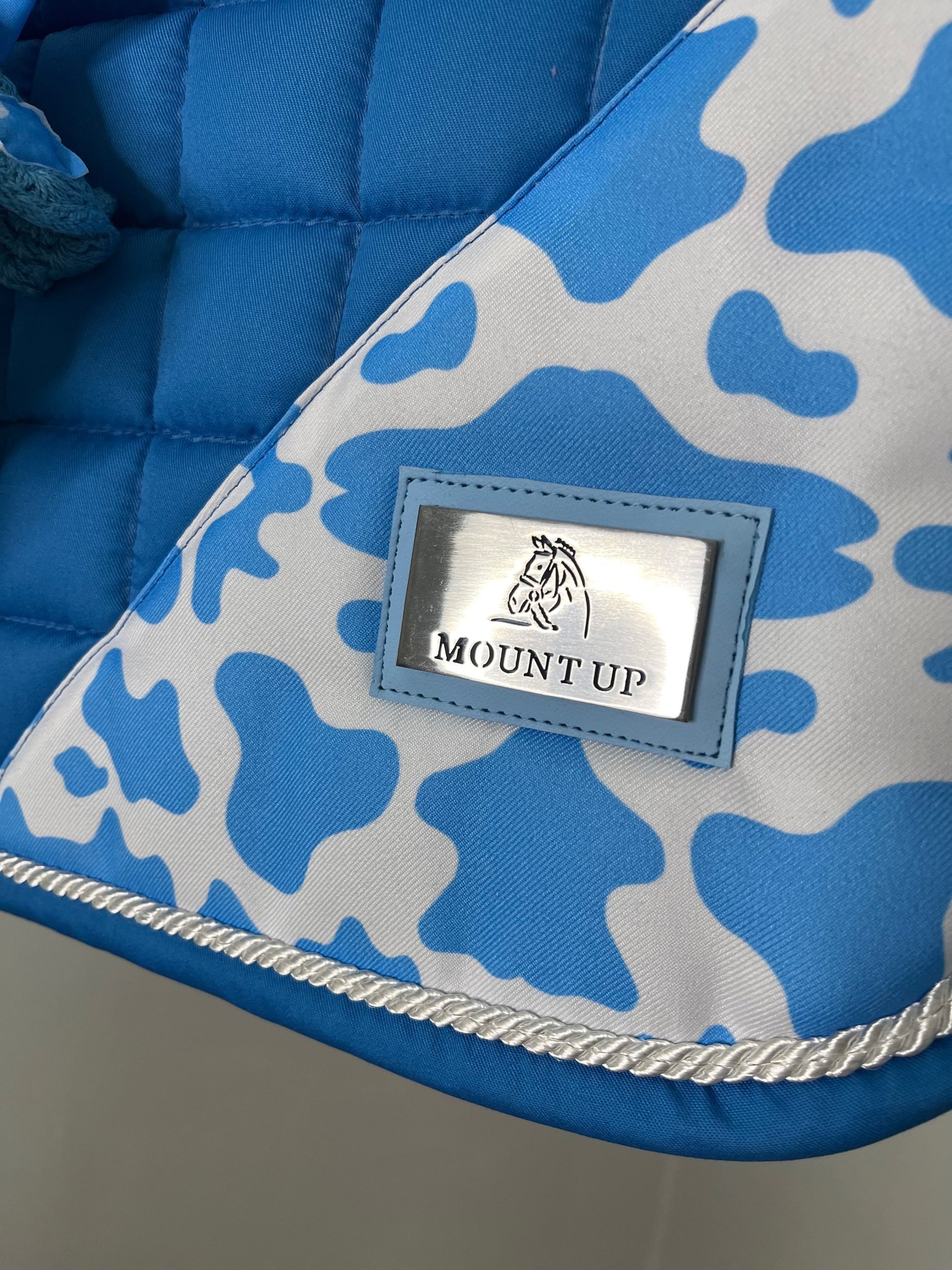 Bubblegum Cow Print Saddle Pad and Ears image 2