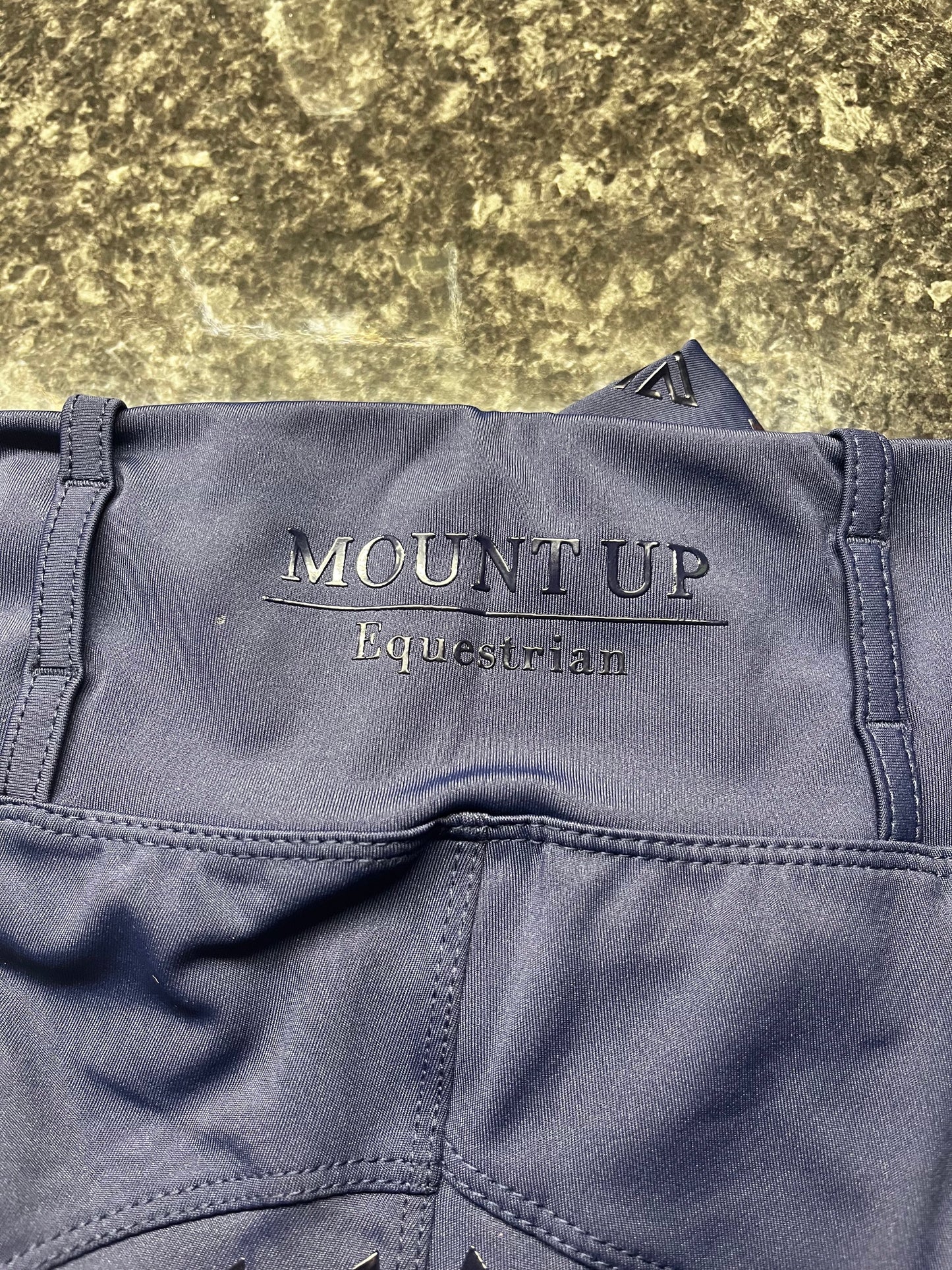 Navy Full Seat Essential Riding Leggings image 4