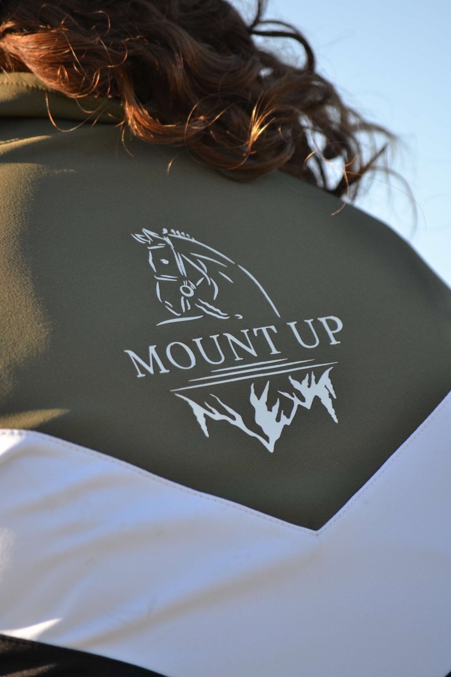 *Olive/Black/White* Elizabeth Long Sleeve Baselayer image 1