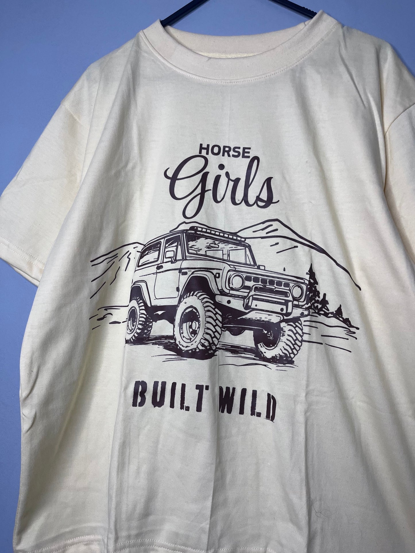 Cream ‘Built Wild’ Oversized Tee image 5