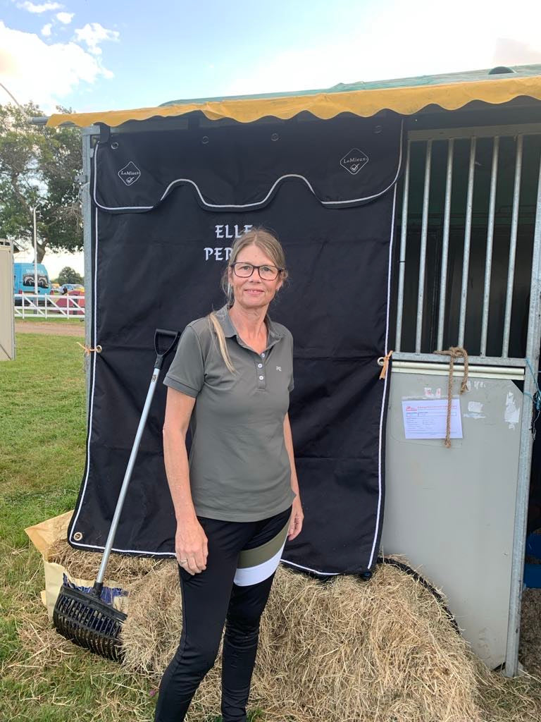 *Black/Olive/White* Elizabeth Riding Leggings image 1