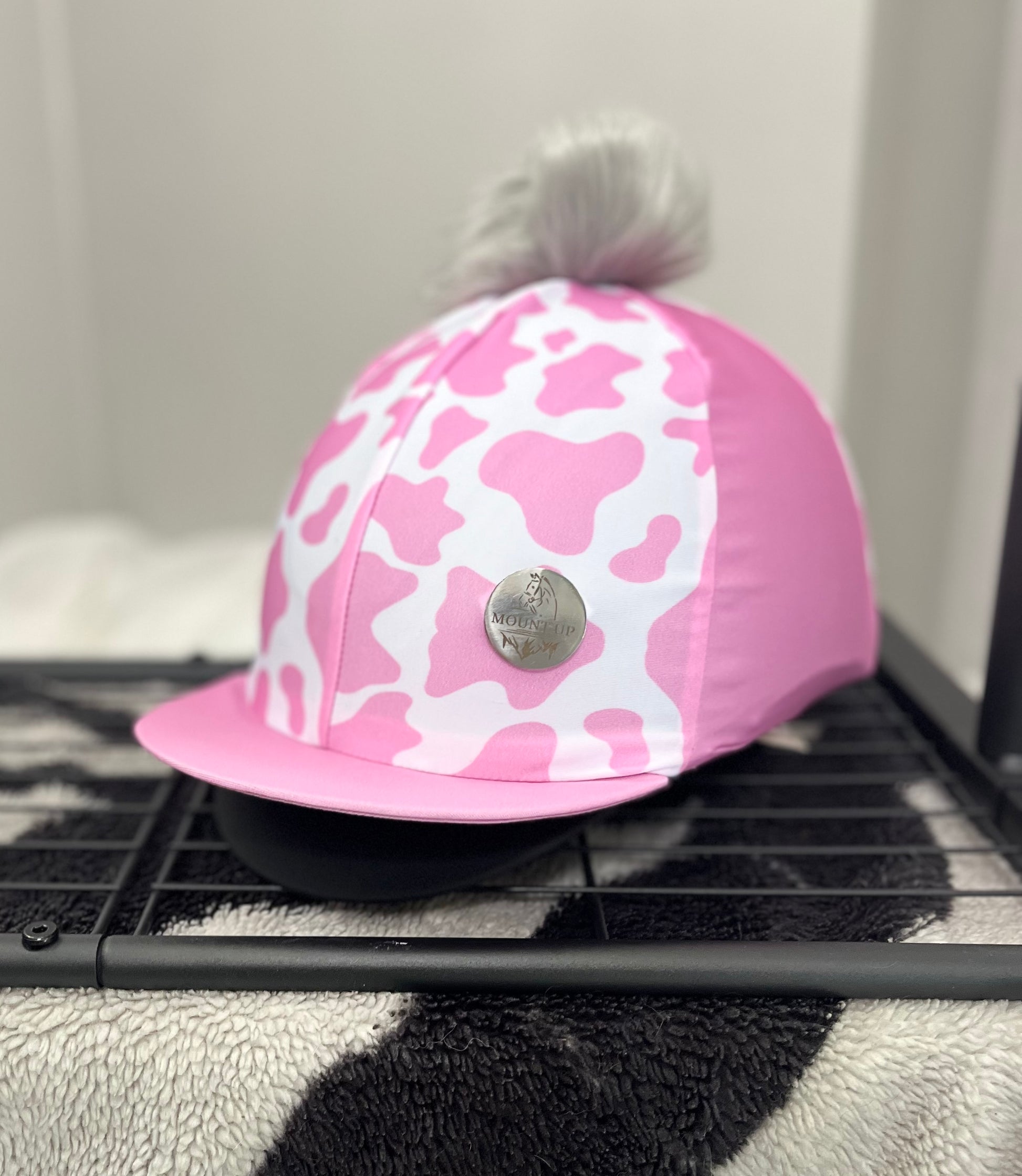 Cotton candy Cow Hat Silk image 0