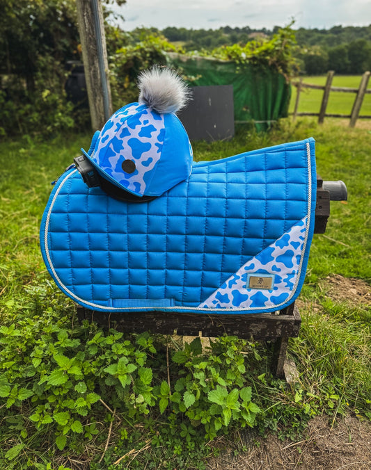 Bubblegum Cow Print Saddle Pad
