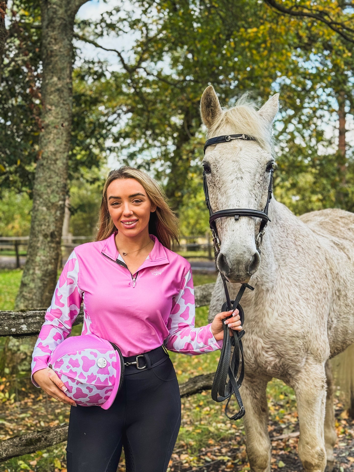 Cotton Candy Cow Print Baselayer