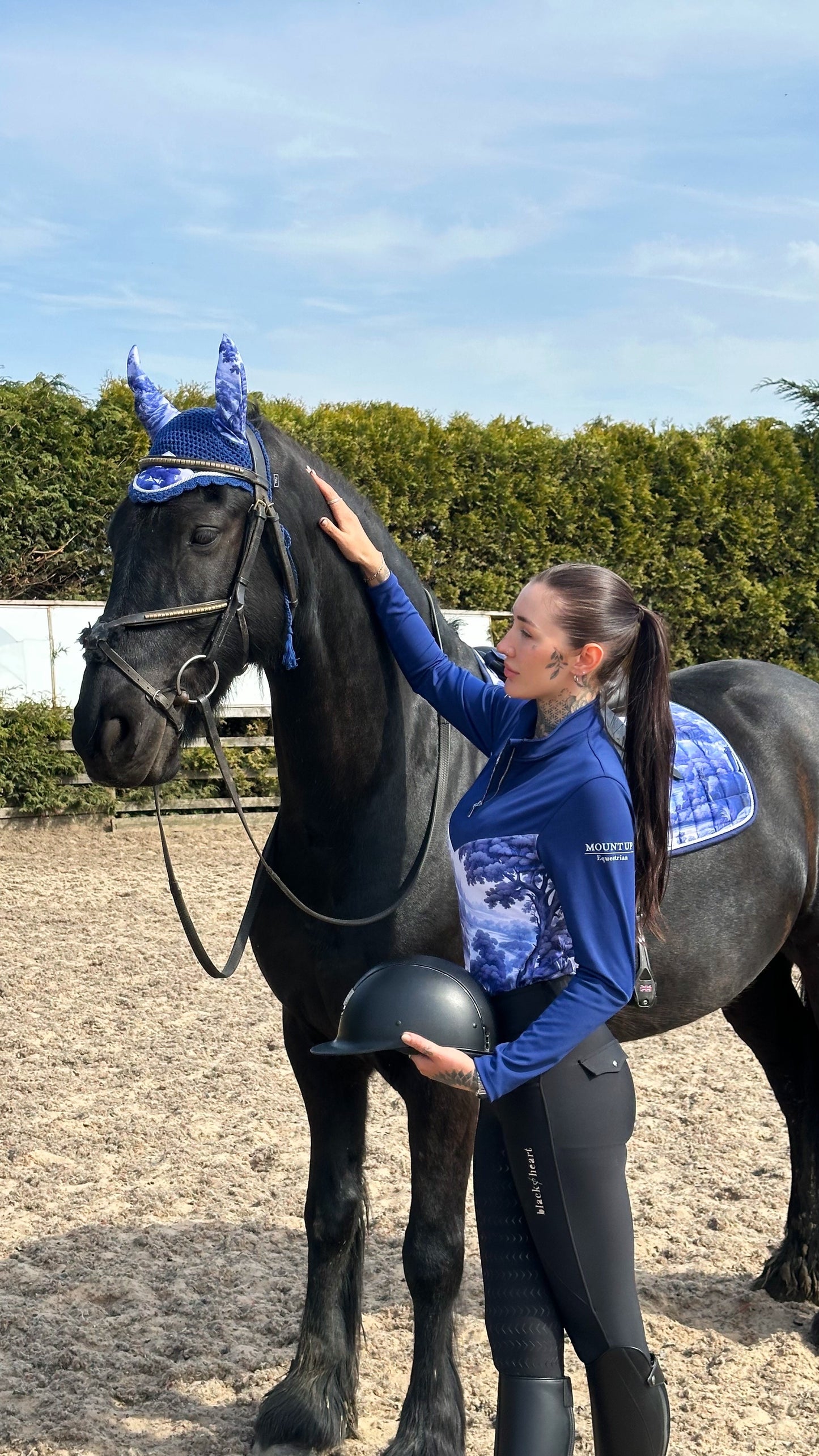 Vintage Day-Dreams Saddle Pad and Ear Set