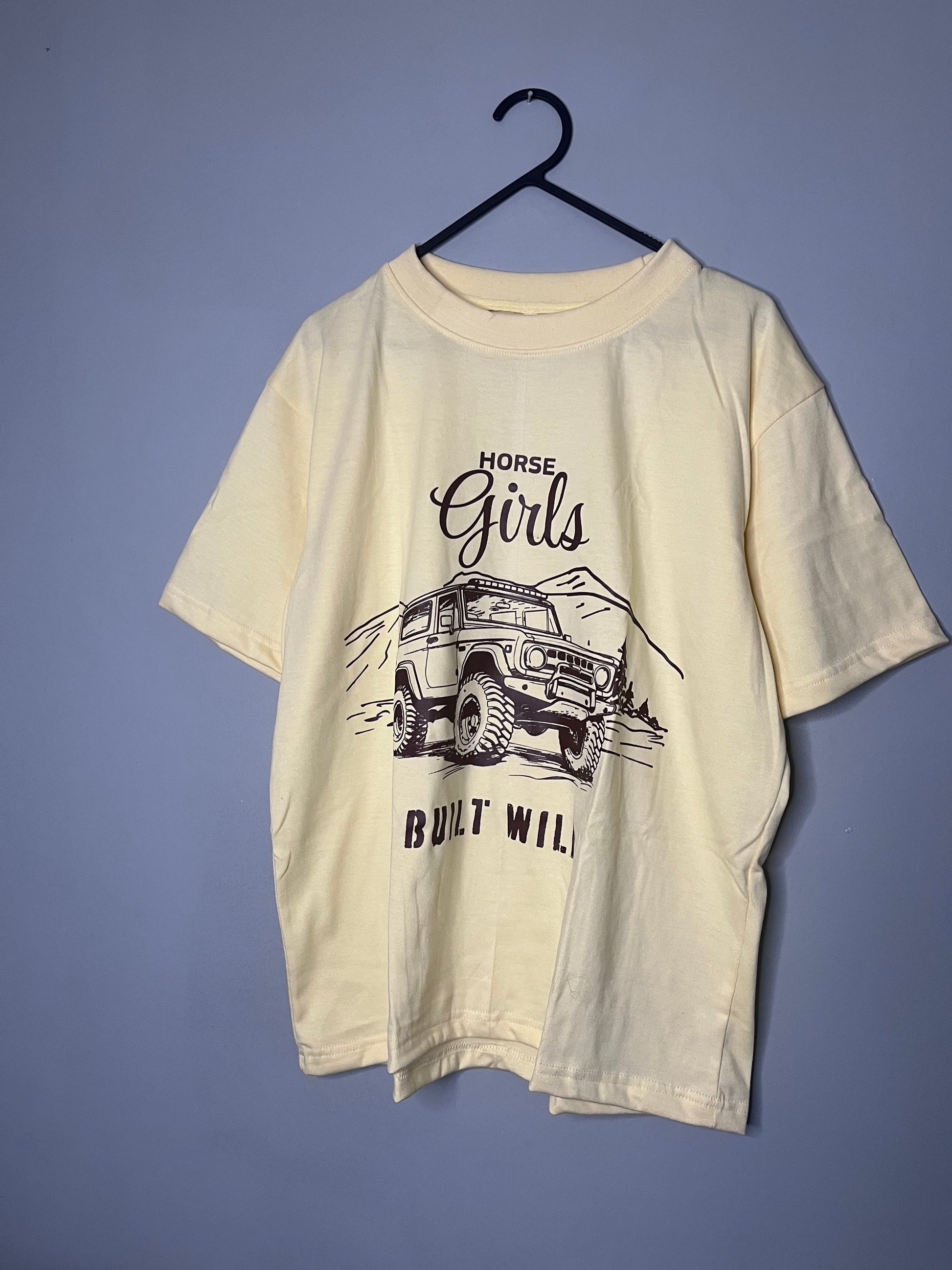 Cream ‘Built Wild’ Oversized Tee image 4