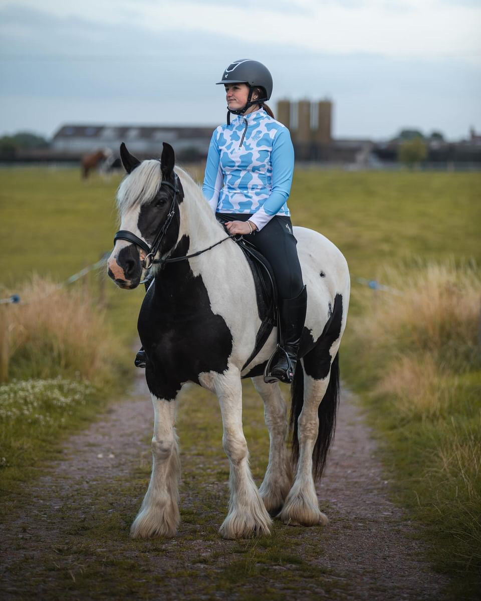 Bubble Gum Cow Print Baselayer image 0
