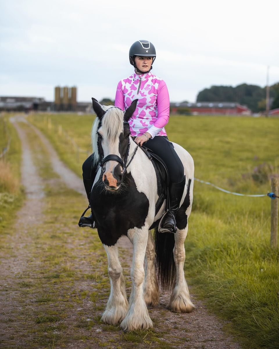 Cotton Candy Cow Print Baselayer image 3