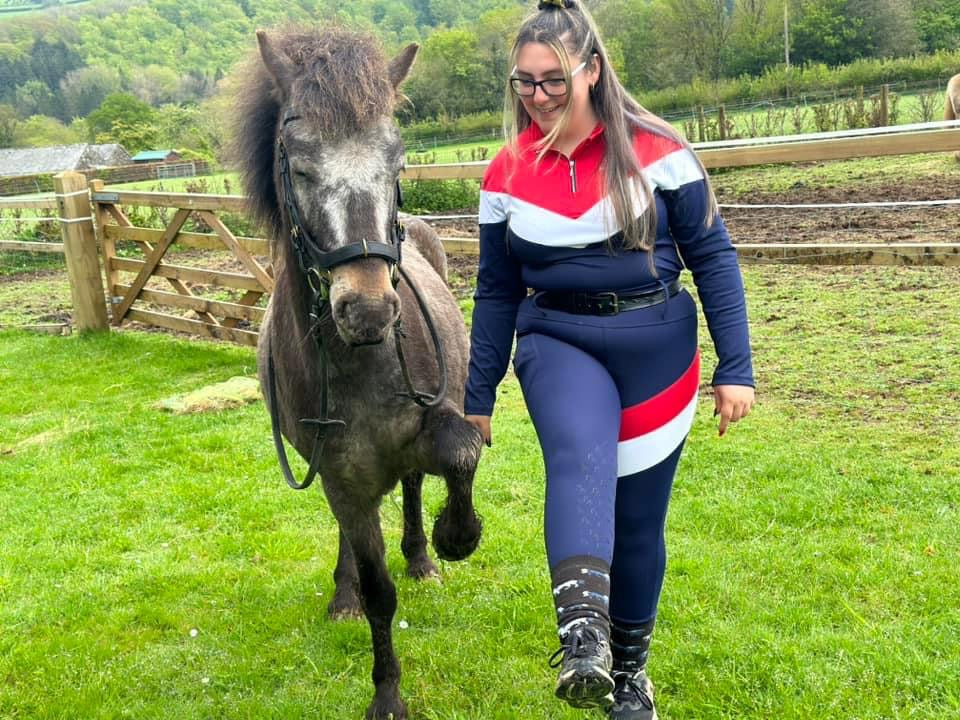 *Navy/Red/White* Elizabeth Riding Leggings image 2