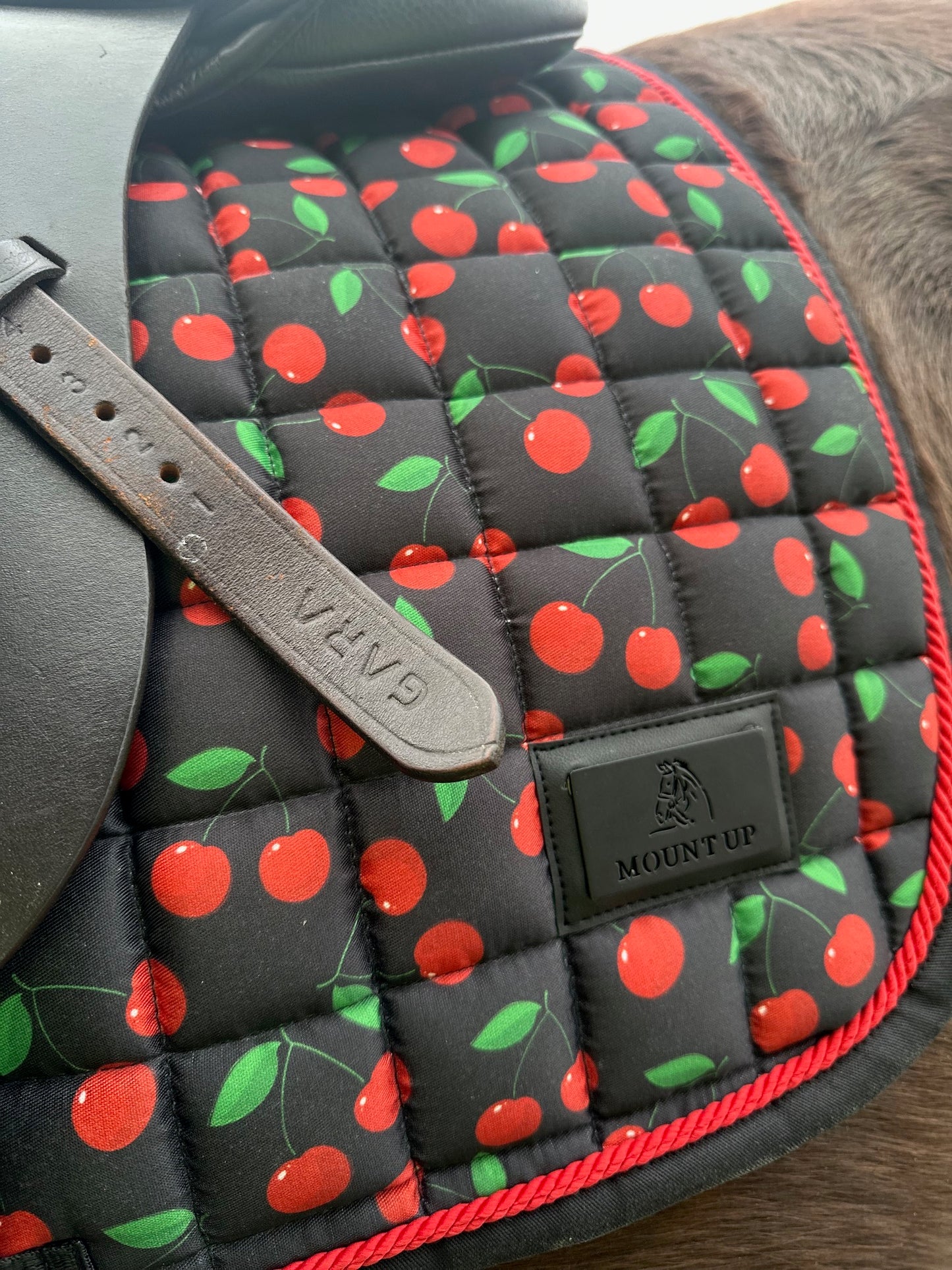Cherry Glacé Saddle Pad