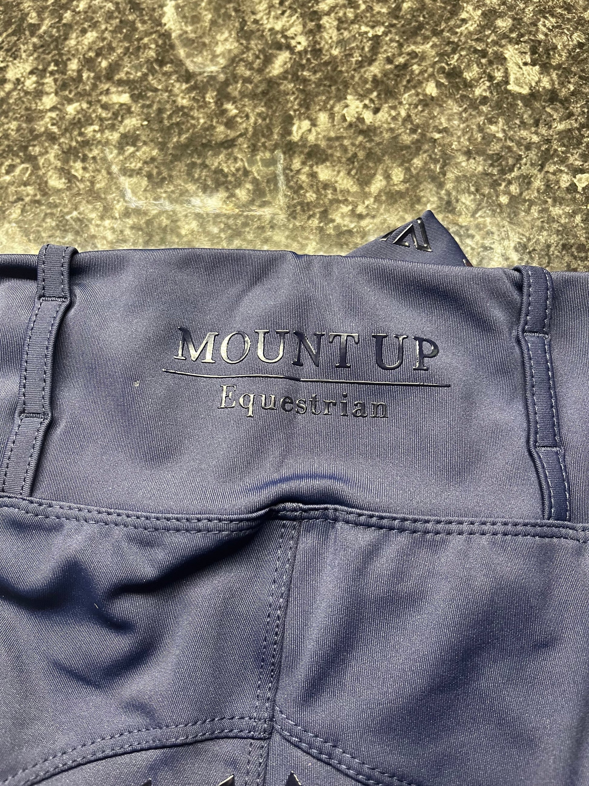 Navy Full Seat Essential Riding Leggings image 4
