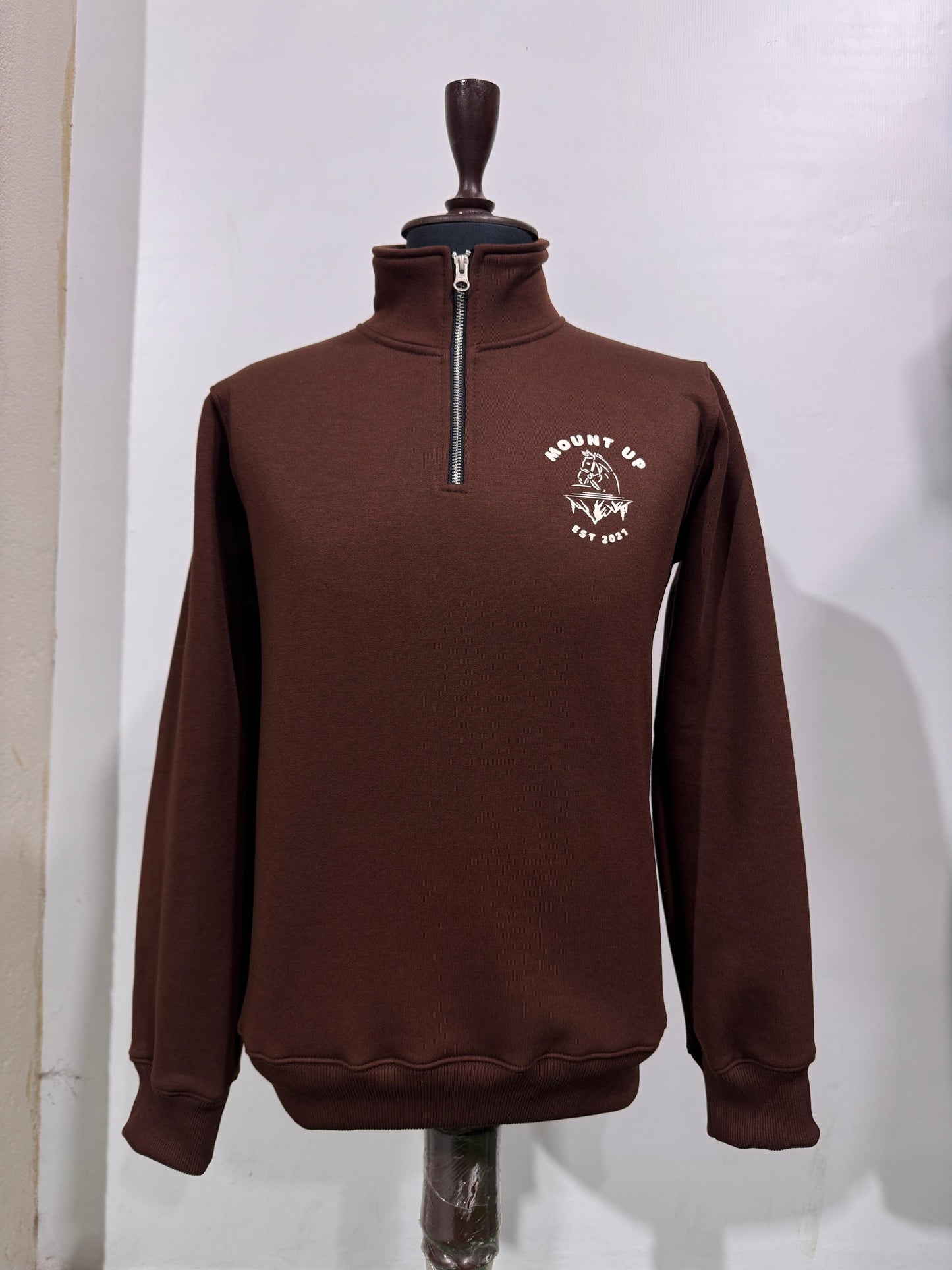 365 Mocha 1/4 Zip Jumper