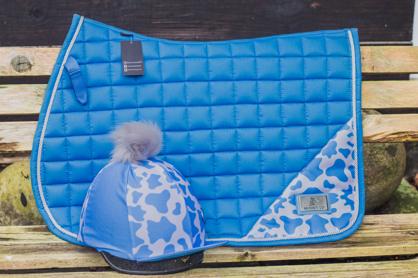 Bubblegum Cow Print Ear Bonnet