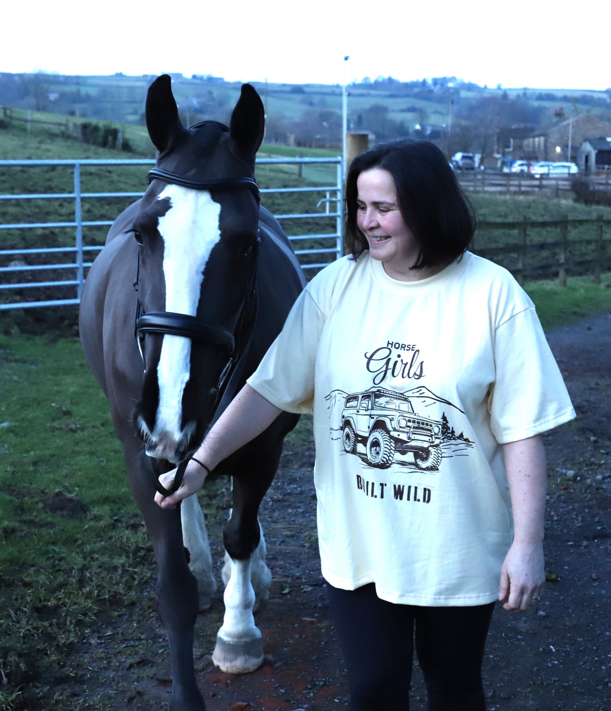 Cream ‘Built Wild’ Oversized Tee image 3