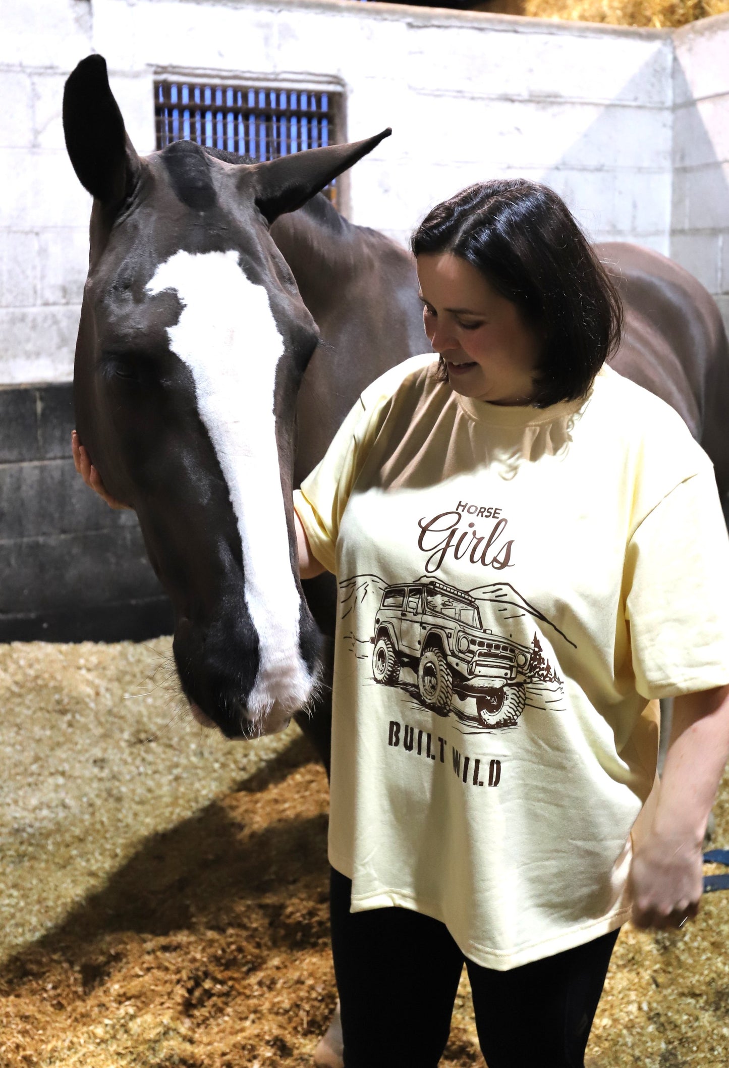 Cream ‘Built Wild’ Oversized Tee image 0