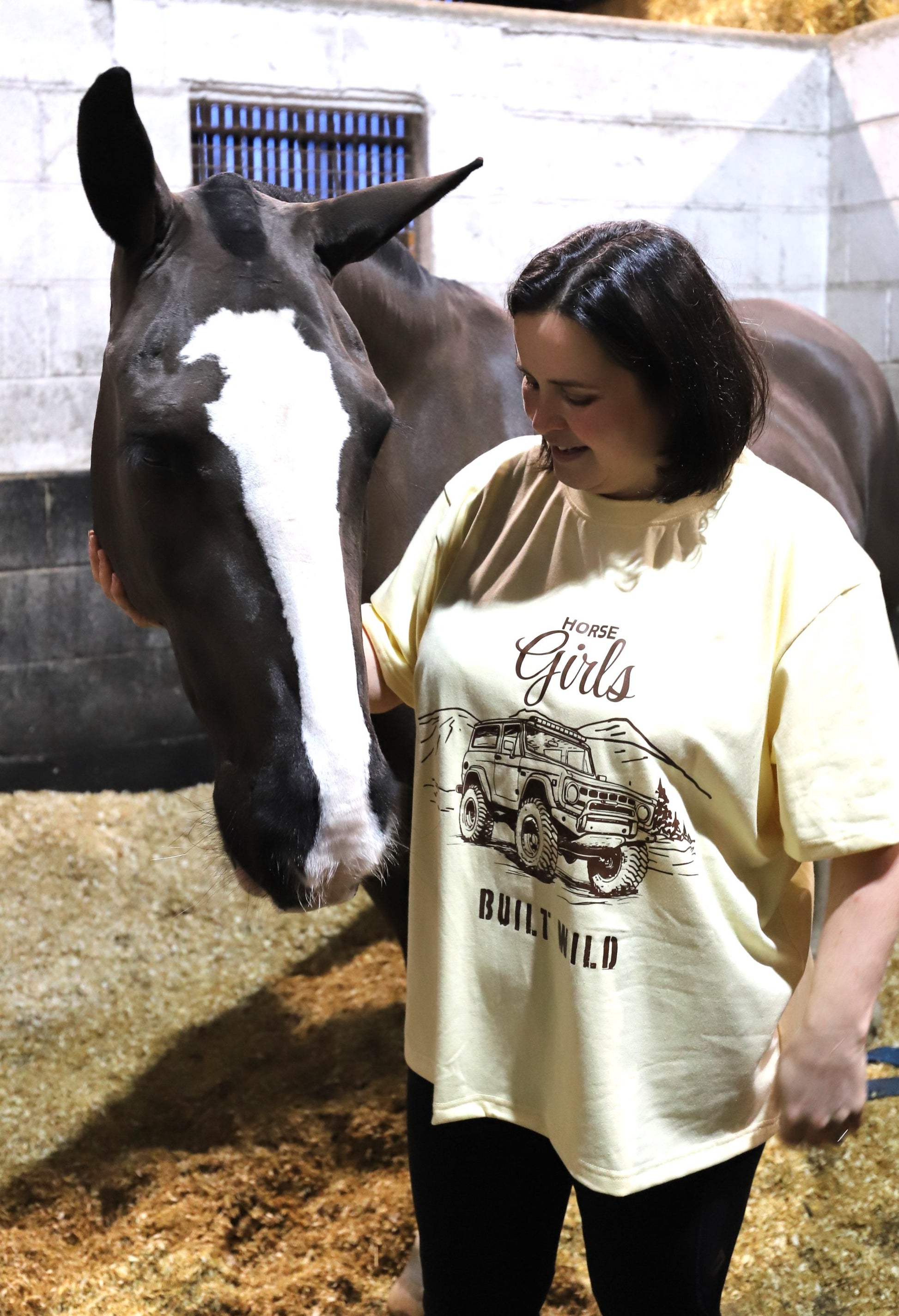 Cream ‘Built Wild’ Oversized Tee image 0