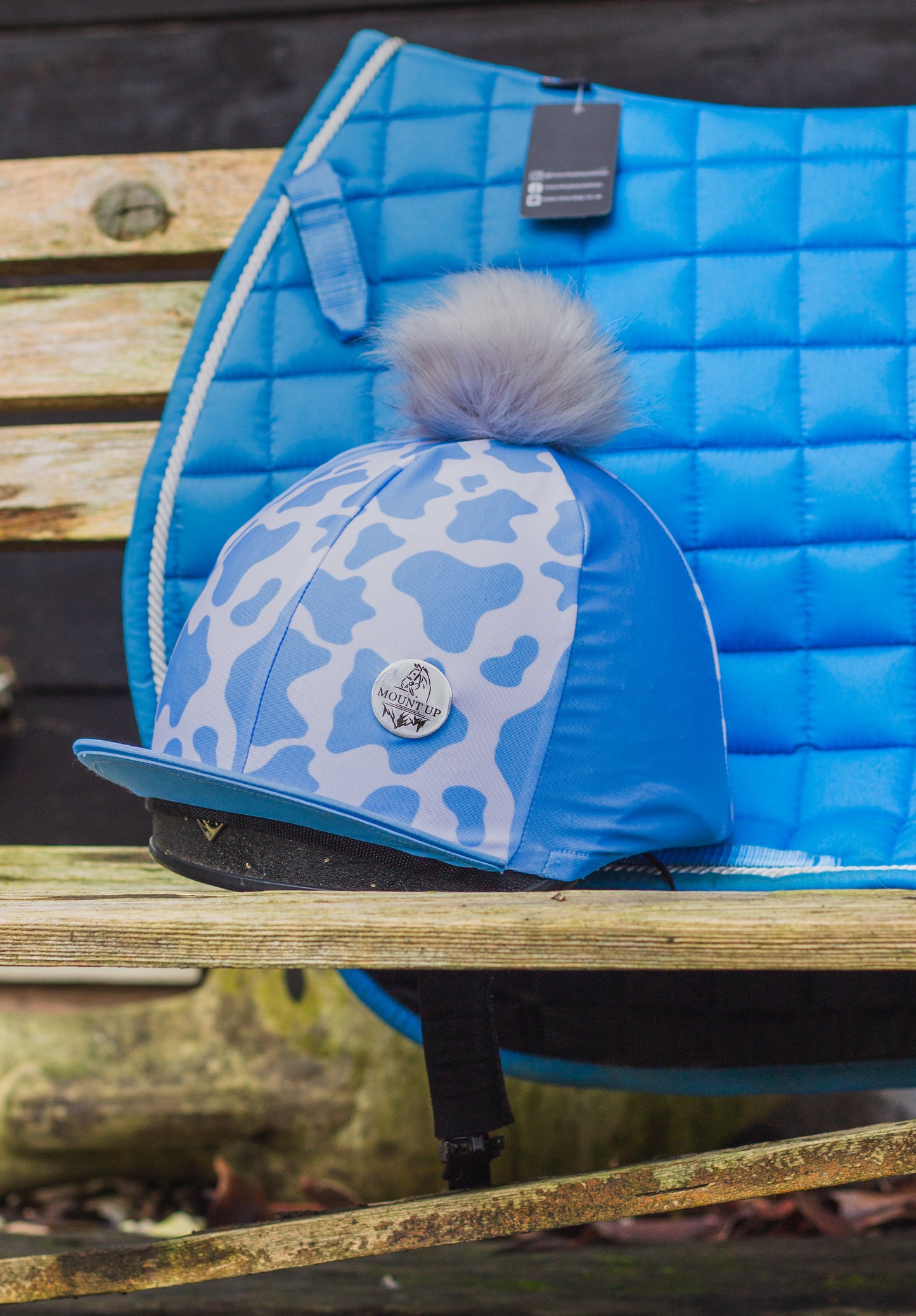 Bubblegum Cow Print Hat Silk