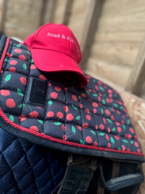 Cherry Glacé Saddle Pad