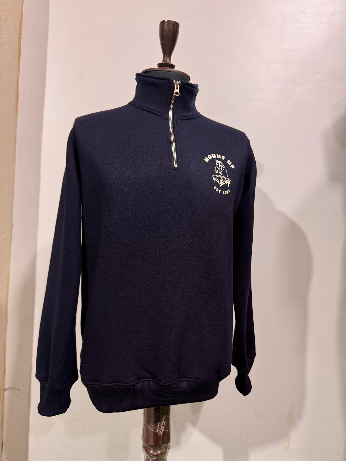 365 Navy 1/4 Zip Jumper