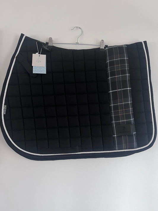 Highland Heritage Black Rose Saddle Pad GP