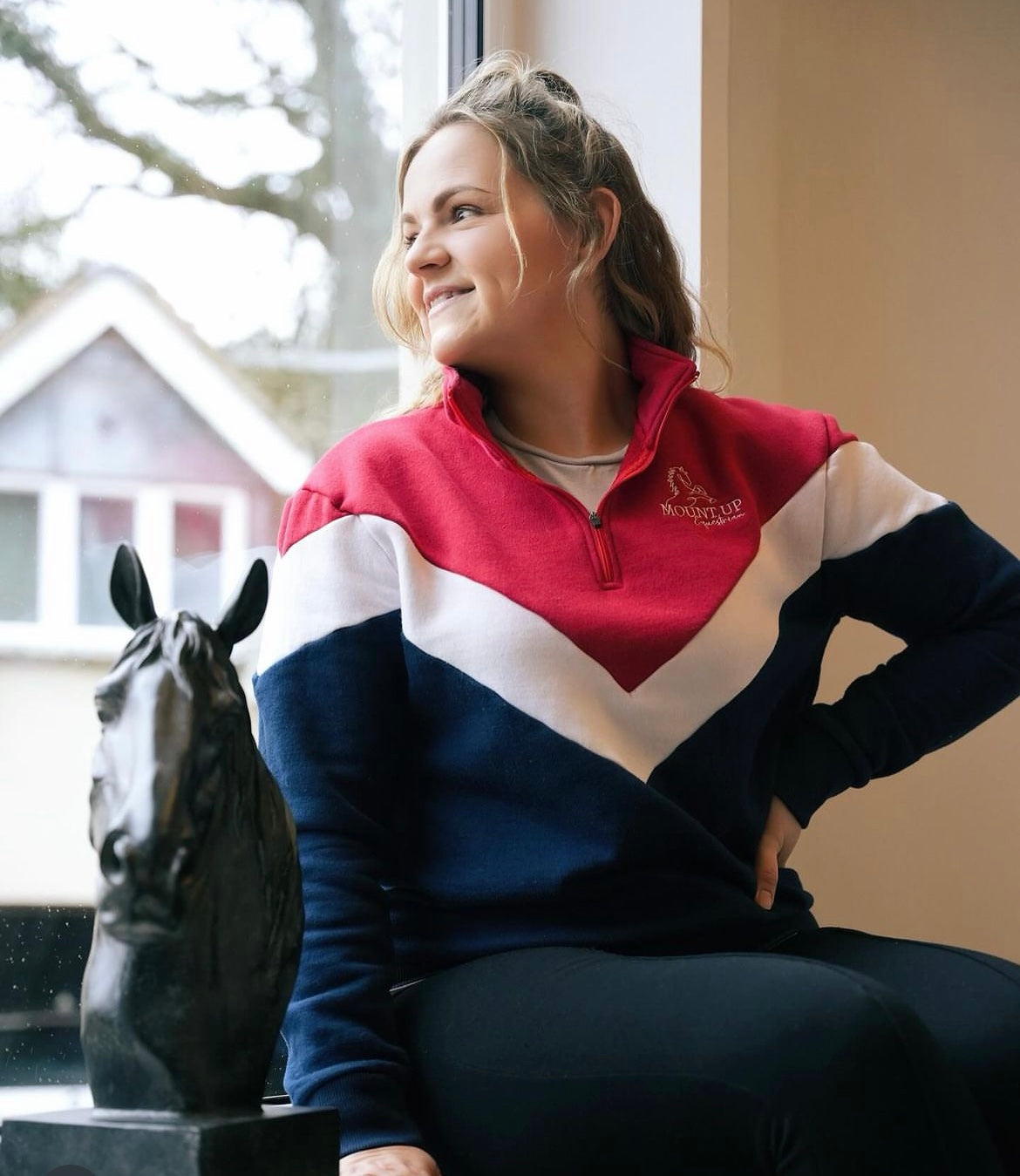 UNISEX Windsor 1/4 Zip Jumper image 0