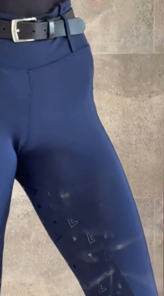 Navy Full Seat Essential Riding Leggings image 0