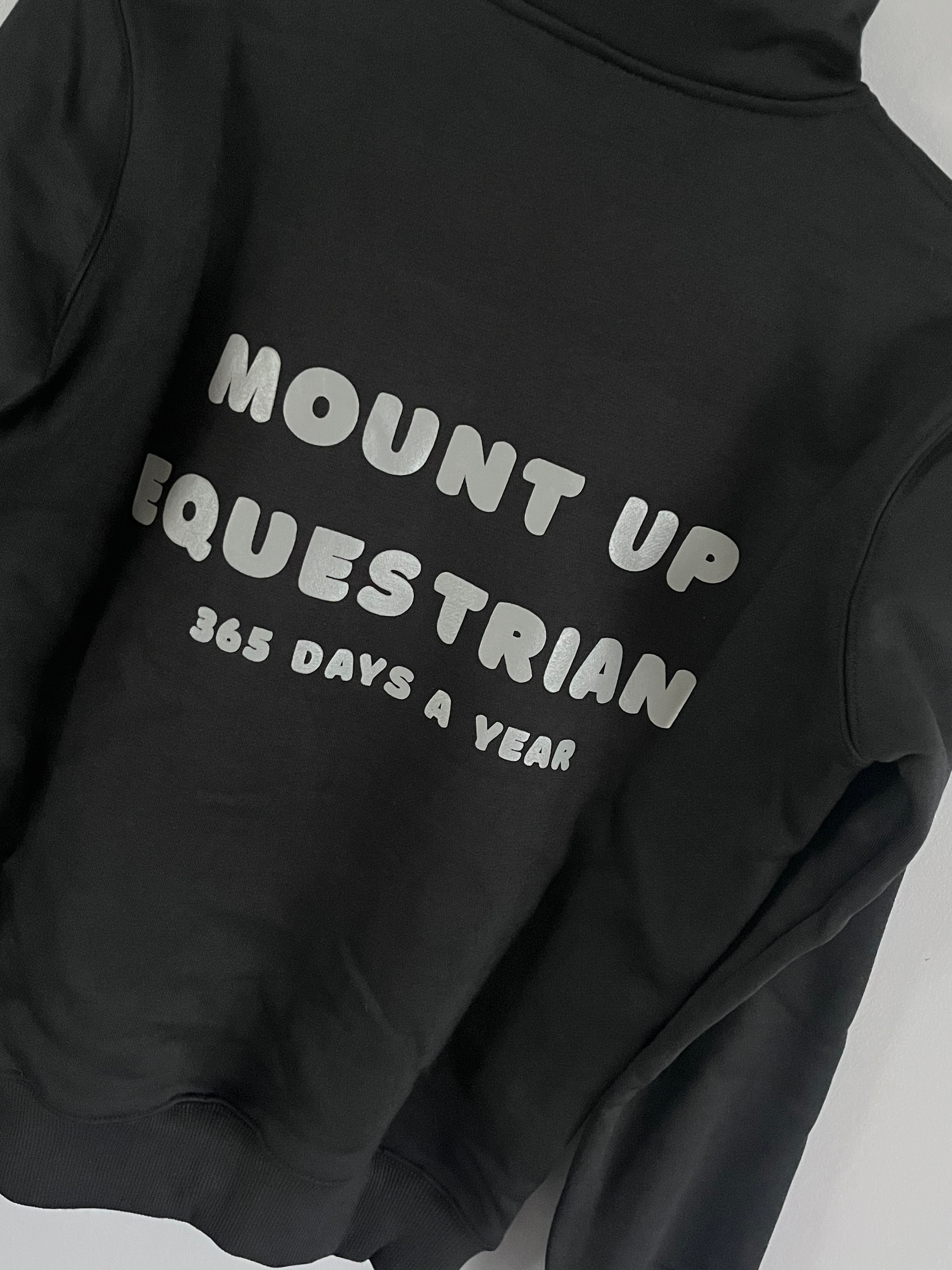Oversized Black 365 1/4 Zip Jumper image 3